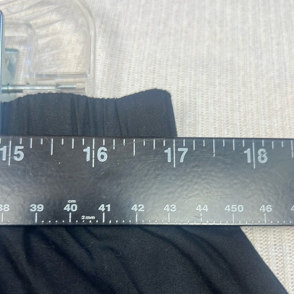 100% Cotton Pull On Elastic Waist Pants Size 16W Embroidered Floral Boho Cottage - Picture 4 of 8